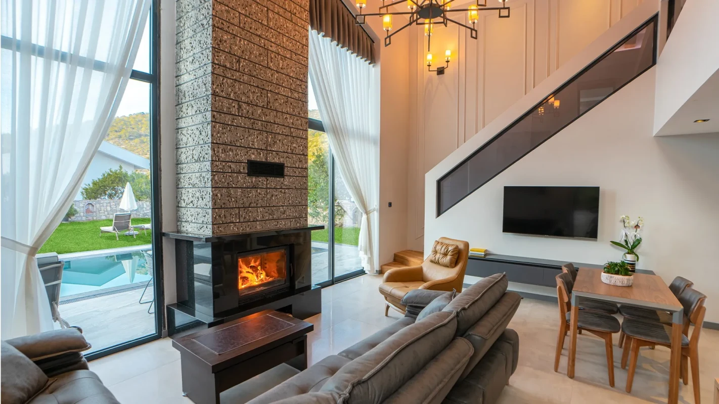 Vadi villaları salon