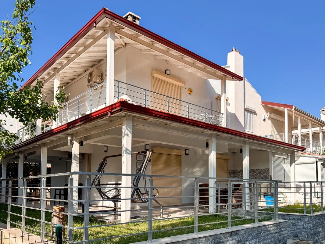 Villa Kumsal exterior: detached holiday villa with garden view