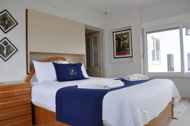 villa plaj yatak odası
