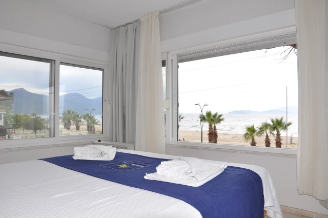 villa plaj yatak odası