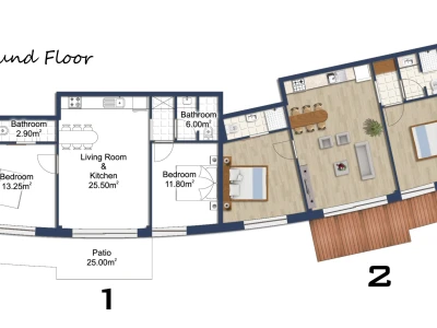 lavender residence bahce katı plan